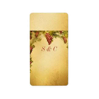 Étiquette Vignoble Mariage Petit Hershey's Wrapper