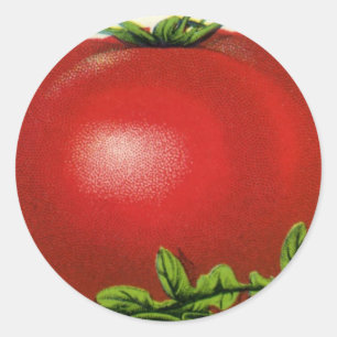 Étiquette vintage de fruit, Arcadia Beauté Tomates