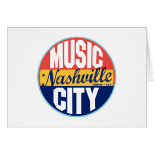 Étiquette vintage de Nashville