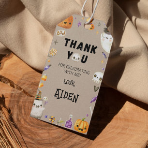 Étiquette vintage Fête d'anniversaire Merci