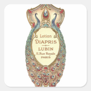 étiquette vintage français de savon