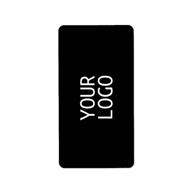 Étiquette Votre logo | Remplacement simple du logo (Devant)