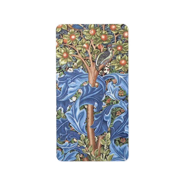 Étiquette William Morris Woodpecker Tapestry (Devant)