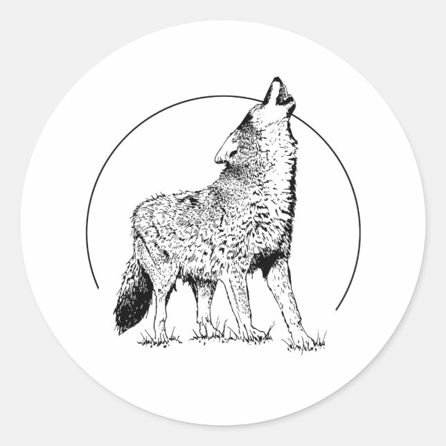 Étiquette WOLF (Devant)
