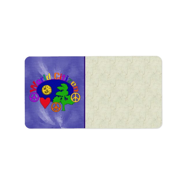 Étiquette World Citizen (Devant)