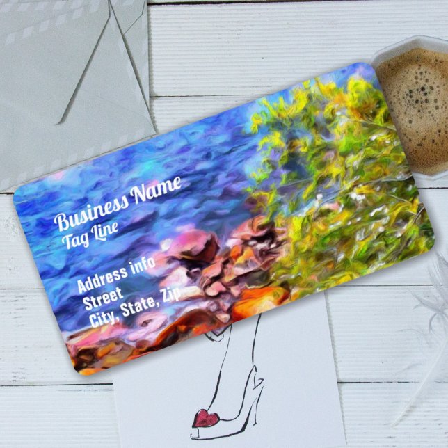 Étiquette Yelapa Pittoresque Path View 0819 Adresse (Créateur téléchargé)