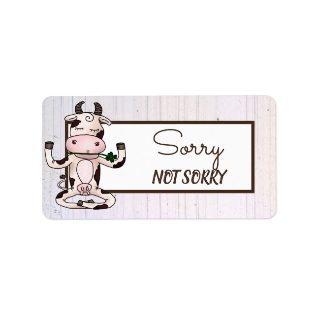 Étiquette Yogakuh (Devant)