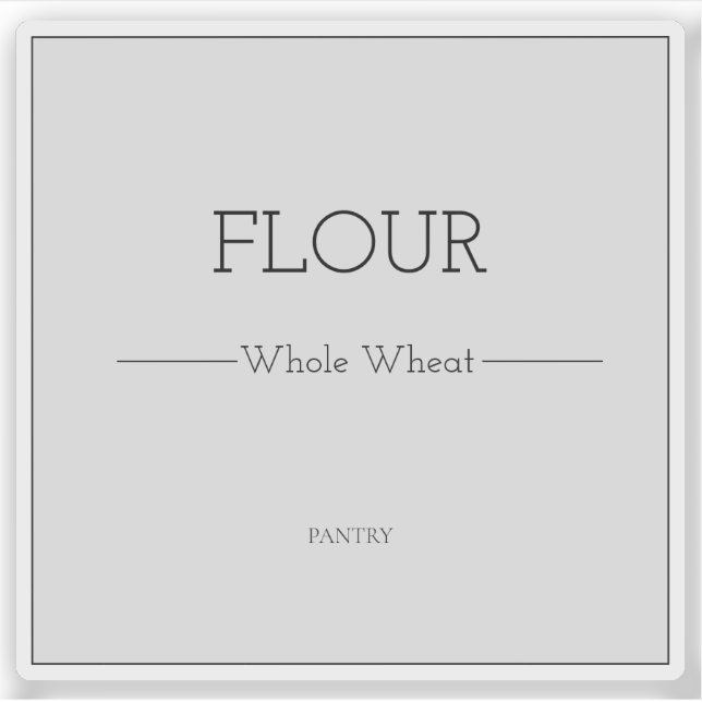 Étiquettes (Devant)