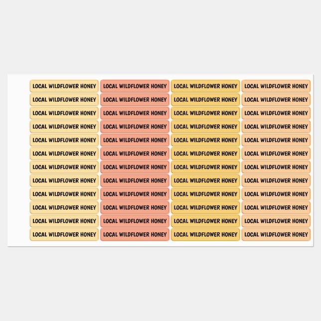 Étiquettes 96 Sceau à tamper-évidente Sceau miel Jar Sécurité (Feuille)