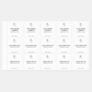 Étiquettes à bougie étanche sur mesure - Plusieurs