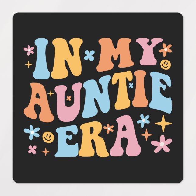 Étiquettes A L'Ère De Ma Tante (Design 1)