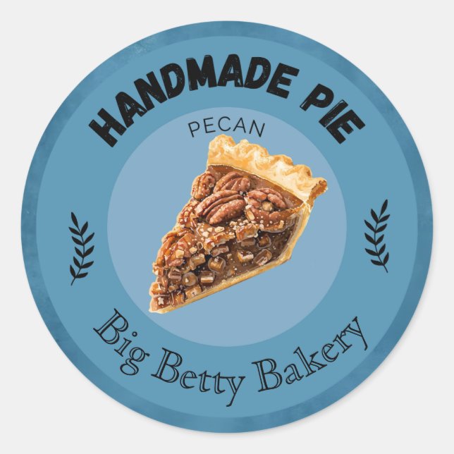 Étiquettes à tartes à tartes à tartes personnalisé (Devant)