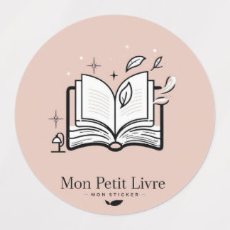 Étiquettes Adesivos redondos Mon Petit Livre