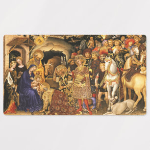 Étiquettes ADORATION DE MAGI Gentile Da Fabriano, Noël