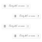 Ajouter Votre Logo Calligraphy Script Produit