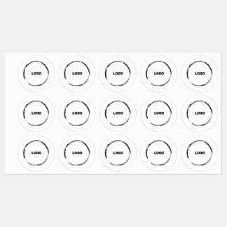 Étiquettes ajouter votre logo dans un