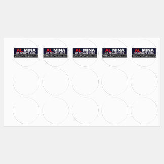Étiquettes Al Mina US Senate Merchandises