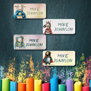 Étiquettes Animaux Héros imperméable vêtements pour enfants n