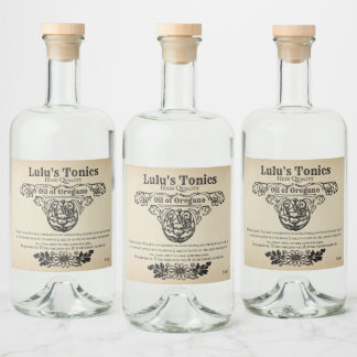 Étiquettes apothecaires