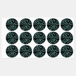 Étiquettes aqua bleu moderne biochimie vie complexe