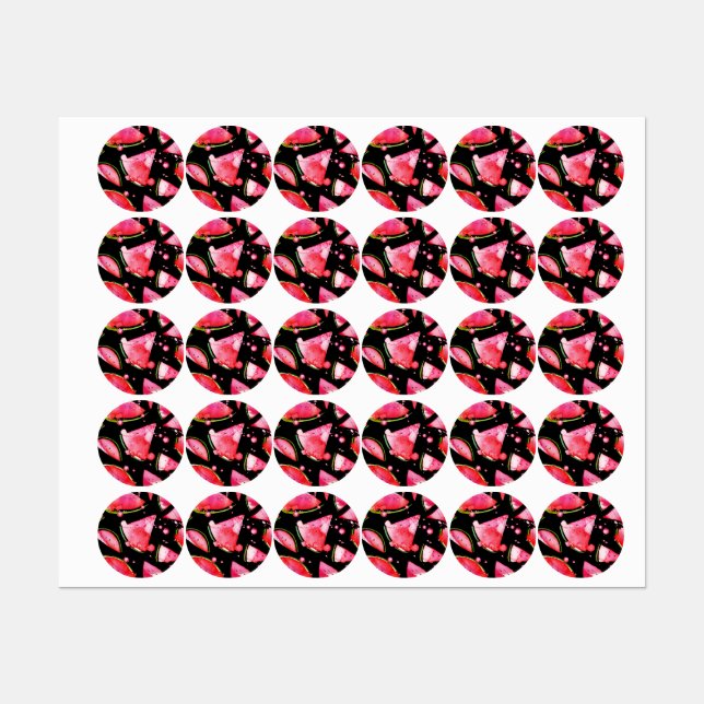 Étiquettes Aquarelle 2 (Feuille)