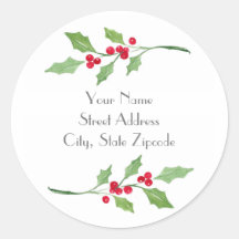 étiquettes "Aquarelle Holly Sprigs"