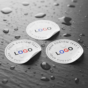 Étiquettes Autocollants Imperméables en Gros (30) avec Logo d