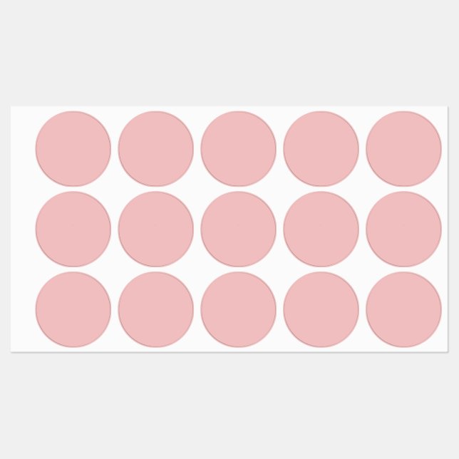 Étiquettes Bébé rose (Feuille)
