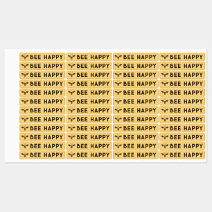 Étiquettes BEE HAPPY 96 Sceau de miel étanche à tamper-éviden
