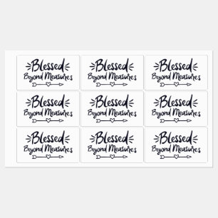 Étiquettes Béni Au-Delà Des Mesures Évangile Dit Simple Chris