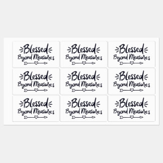 Étiquettes Béni Au-Delà Des Mesures Évangile Dit Simple Chris