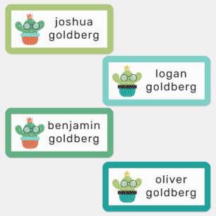 Étiquettes Bespectacé Cactus Ajouter un nom