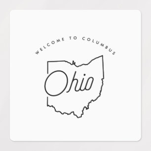 ÉTIQUETTES BIENVENUE EN OHIO