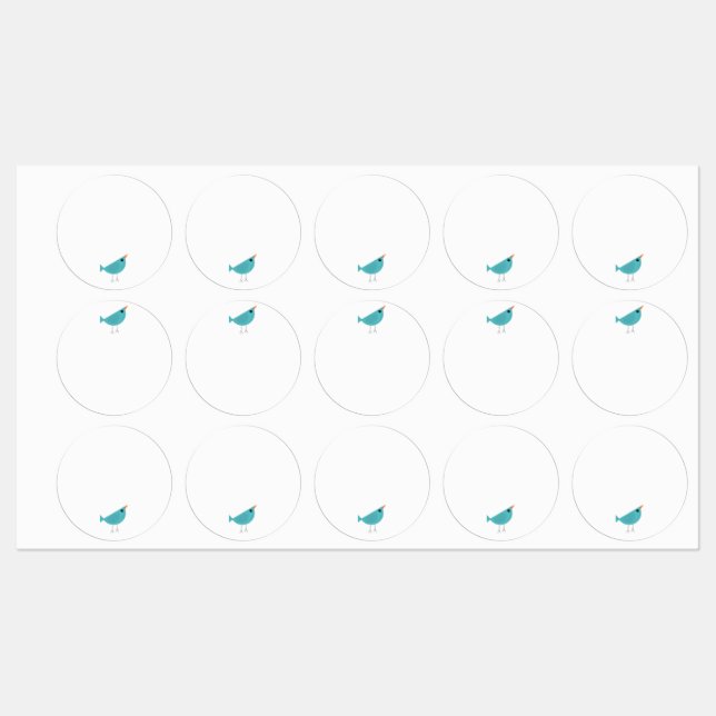 Étiquettes Birdy (Feuille)