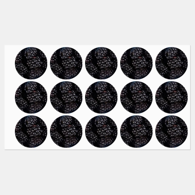 Étiquettes Blackberry (Feuille)