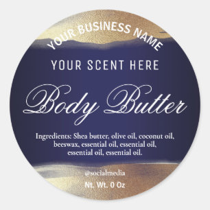 Étiquettes Bleus Et Or De La Marine