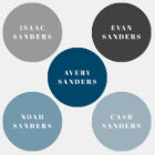 Boho simple Rainbow Waterproof Nom