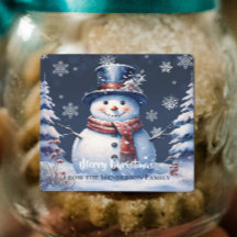 Boisson d'hiver Snowman