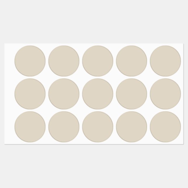 Étiquettes Bone (couleur solide) (Feuille)