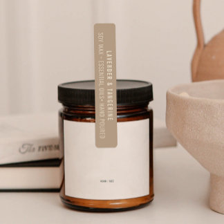 Étiquettes Bougie neutre Sceau étanche à tamper