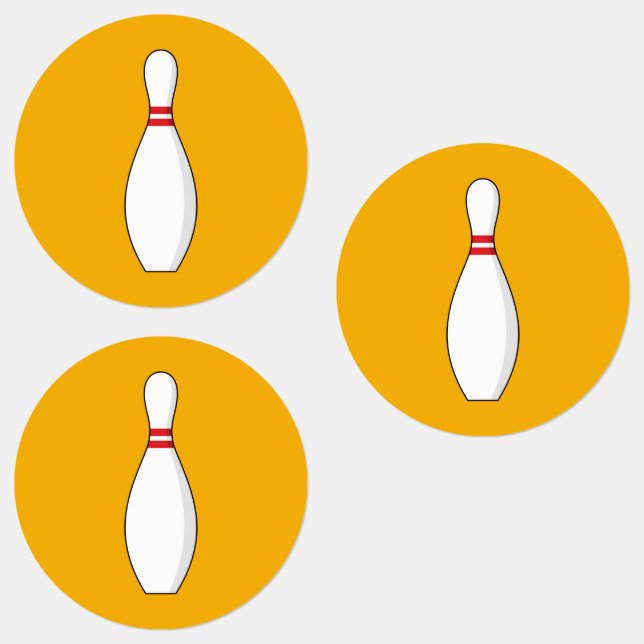 Étiquettes Bowling Skittle (Groupe)