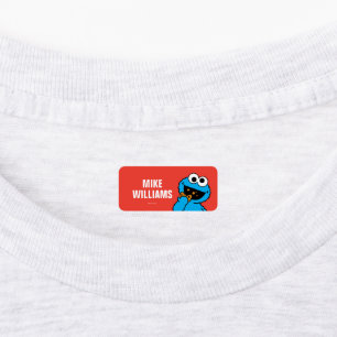 Étiquettes C est pour Cookie Monster   Ajouter Votre Nom