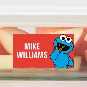 Étiquettes C est pour Cookie Monster   Ajouter Votre Nom
