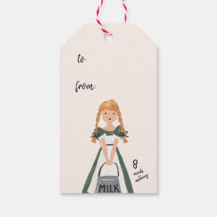 Étiquettes-cadeau 12 jours de Noël
