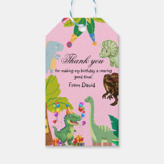 Étiquettes-cadeau 1st Birthday Dinosaur Minimal baby boy