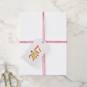 Étiquettes-cadeau 2017 ans du coq (version personnalisable)