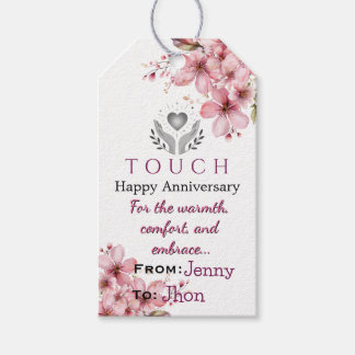 Étiquettes-cadeau 5 Sens Anniversaire (TOUCHER)