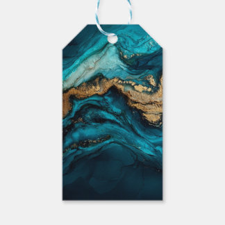 Étiquettes-cadeau Abstract marine