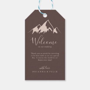 Étiquettes-cadeau Accueil de Clear Mountain Mariage campagnard