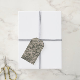 Étiquettes-cadeau ACU camouflage numérique uniforme militaire